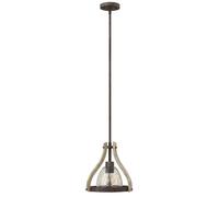 Netlighting Middlefield 1 Light Ceiling Mini Pendant Iron Rust E27 in Grey Netlighting Grey