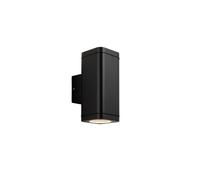 Netlighting Milton Modern Architectural Outdoor Up Down Wall Light Textured Black Finish IP44 Netlighting Black