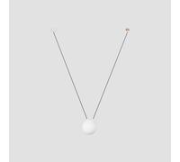 Netlighting Mine 1 Light Ceiling Pendant White Wood E27 Netlighting White