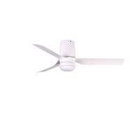 Netlighting Mini Punt Tub 90cm Smart LED Ceiling Fan Matt White CCT Netlighting White