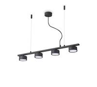 Netlighting Minor Indoor 4 Lights Ceiling Linear Pendant Lamp Black Netlighting Black