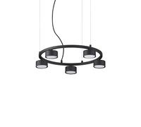 Netlighting Minor Indoor 5 Lights Circular Ceiling Pendant Lamp Black Netlighting Black