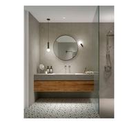 Netlighting Mist Single Bathroom Wall Light Metallic Black E14 Netlighting Black