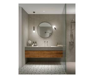 Netlighting Mist Single Bathroom Wall Light Metallic Black E14 Netlighting Black