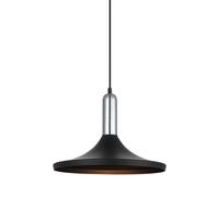 Netlighting Modern Hanging Pendant Black 1 Light E27 Netlighting Black
