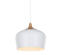 Netlighting Modern Hanging Pendant White 1 Light E27 Netlighting White