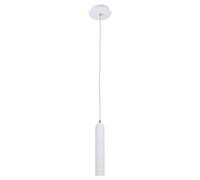 Netlighting Modern Hanging Pendant White 1 Light with White Matt Shade GU10 Netlighting White