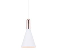 Netlighting Modern Hanging Pendant White Copper 1 Light E27 Netlighting White