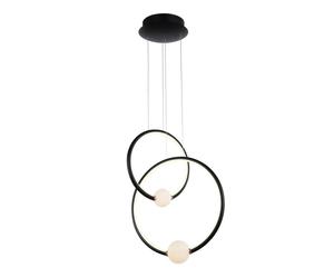 Netlighting Modern LED Hanging Pendant Black Pink Warm White 3000K 2420lm Dimmable Netlighting Black