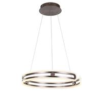 Netlighting Modern LED Hanging Pendant Coffee Warm White 3000K 4830lm Dimmable in Brown Netlighting Brown