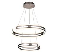 Netlighting Modern LED Hanging Pendant Coffee Warm White 3000K 5180lm Dimmable in Brown Netlighting Brown