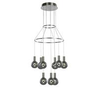 Netlighting Modern LED Hanging Pendant Satin Warm White 3000K 1890lm Dimmable in Grey Netlighting Grey