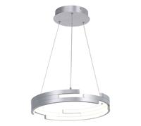 Netlighting Modern LED Hanging Pendant Silver Oxidized 3000K 3360lm Dimmable Netlighting Silver
