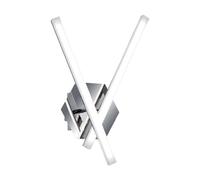 Netlighting Modern LED Wall Lamp Chrome Warm White 3000K 1000lm in Grey Netlighting Grey
