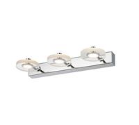 Netlighting Modern LED Wall Lamp Chrome Warm White 3000K 630lm in Silver Netlighting Silver