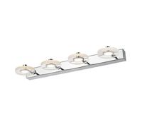 Netlighting Modern LED Wall Lamp Chrome Warm White 3000K 840lm in Silver Netlighting Silver