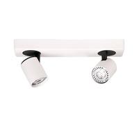 Netlighting Modern Spotlights White Black 2 Light with Aluminum White Shade GU10 Netlighting White