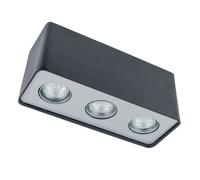 Netlighting Modern Surface Mounted Black 3 Light LED GU10 Netlighting Black