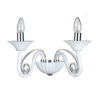 Netlighting Modern Wall Lamp White 2 Light E14 Netlighting White
