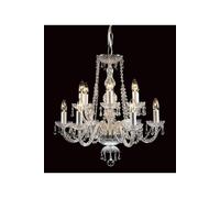 Netlighting Modra Crystal 12 Arm Chandelier in Grey Netlighting Grey