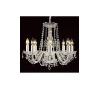 Netlighting Modra Crystal Strass 8 Arm Chandelier in Grey Netlighting Grey