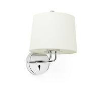 Luminosa Lighting Luminosa Montreal Wall Light With Shade Chrome, E27