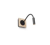 Netlighting Mood LED Wood Wall Reader Light Black 2W 3000K Netlighting Black