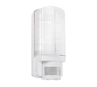Netlighting Motion Integrated LED PIR 1 Light Outdoor Wall Light Frosted Gloss White IP44 Netlighting White