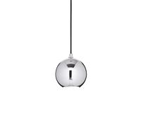 Netlighting Mr Jack 1 Light Small Dome Ceiling Pendant Chrome GU10 in Grey Netlighting Grey