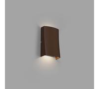 Netlighting Nairobi Outdoor LED Rust Brown Up Down Wall Light 6W 3000K IP54 Netlighting Brown