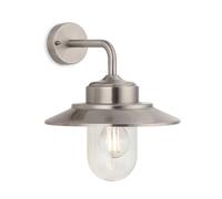Netlighting Naples Wall Light Stainless Steel IP44 in Grey Netlighting Grey