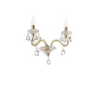 Netlighting Negresco 2 Light Indoor Candle Wall Light Gold E14 Netlighting Gold