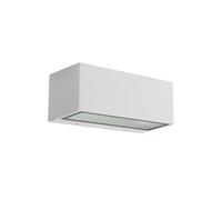 Leds-C4 Nemesis Aluminium - 1 Light Outdoor Wall Light White IP54, E27