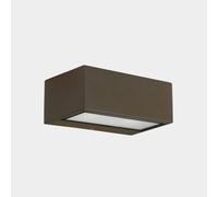 Luminosa Lighting Luminosa Nemesis Outdoor Led Up Down Light Brown, Opal Ip65 10.5W 2700K