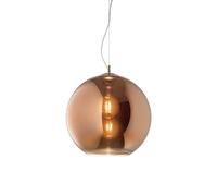 Ideal Lux Nemo Single Light Medium Ceiling Pendant in a Copper Finish
