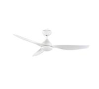 Netlighting Nepal 3 Blade 132cm Ceiling Fan with LED Light Bright White Netlighting White