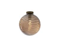 Netlighting Nereide Globe Flush Ceiling Light Champagne E27 in Beige Netlighting Beige