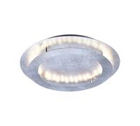 Netlighting Nevis Decorative Flush Ceiling Light Silver 4x 6W LED 3000K Netlighting Silver