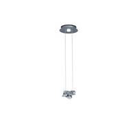 Netlighting Nido Pendant 25cm Round 1 + 1 Lights 6W + 5W LED 3000K 800lm Chrome in Grey Netlighting Grey