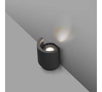 Netlighting Noboru Outdoor LED Projector Wall Light Dark Grey 16W 3000K IP65 Netlighting Dark Grey