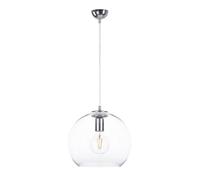 Netlighting Noe Dome Pendant Ceiling Light Silver 30cm 1x E27 Netlighting Silver