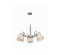 Netlighting Nordica Pendant 3 Light 3x23W E27 White Beech White Shades Netlighting White