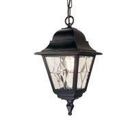 Elstead Lighting Elstead Norfolk Single Light Outdoor Pendant in Black Finish