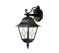 Elstead Norfolk Outdoor Hanging Lantern Wall Light - Black