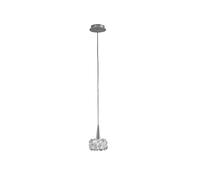Netlighting O2 Ceiling Pendant 1 Light G9 Small Polished Chrome in Grey Netlighting Grey