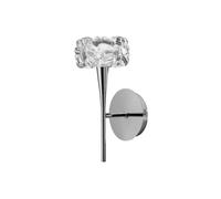 Netlighting O2 Wall Lamp Switched 1 Light G9 Polished Chrome in Grey Netlighting Grey
