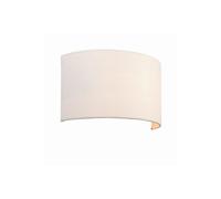 Netlighting Obi 1 Light Up & Down Wall Light Vintage White Linen Polyester Cotton E27 Netlighting White