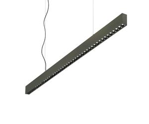 Netlighting Office LED Decorative Linear Straight Bar Pendant Black 3000K Netlighting Black