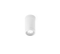 Netlighting Olot 1 Light Outdoor Surface Mounted Ceiling Light White IP44 GU10 Netlighting White