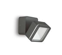 Netlighting Omega Square Single Spotlight Anthracite IP54 4000K in Black Netlighting Black